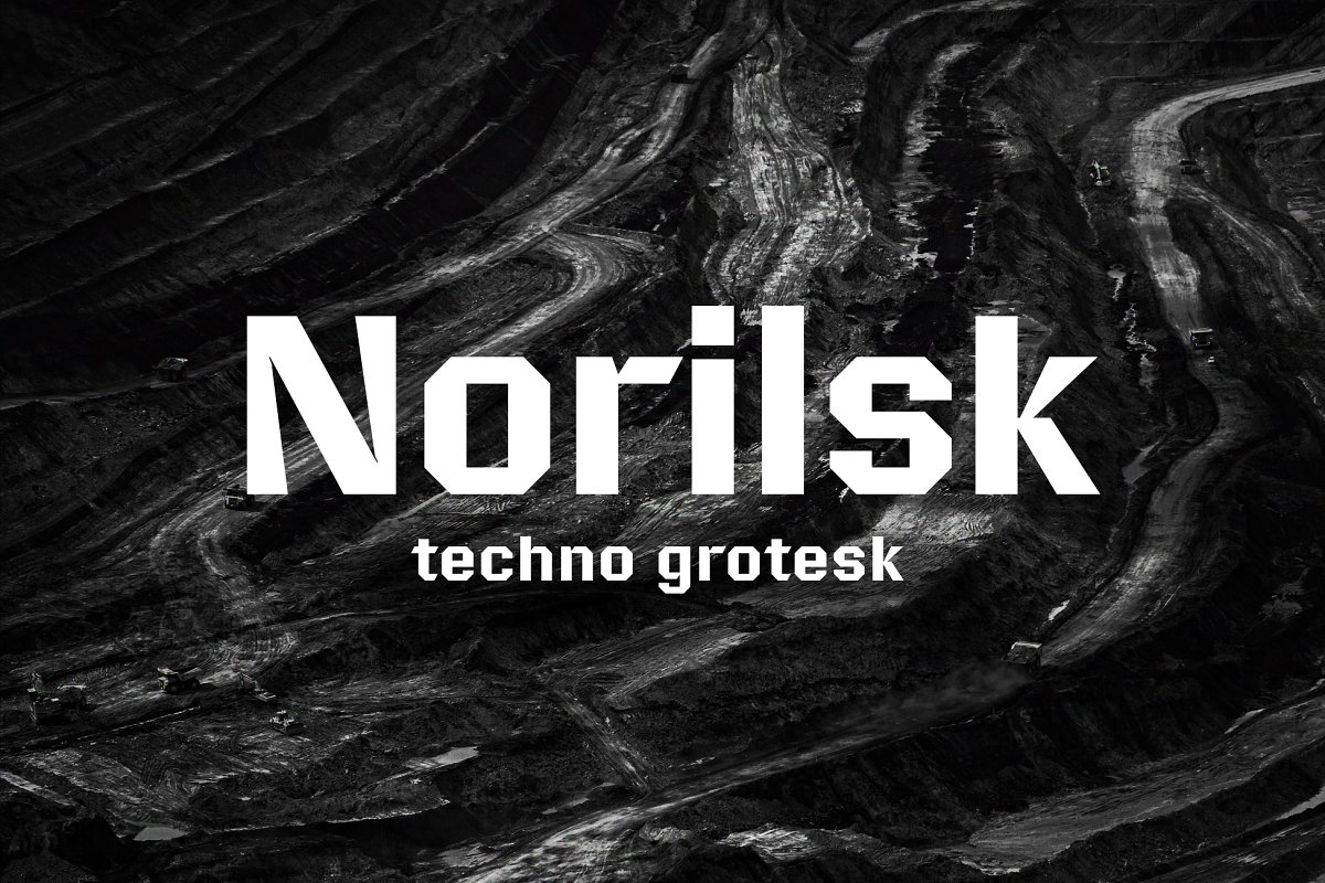 YT Norilsk Font preview